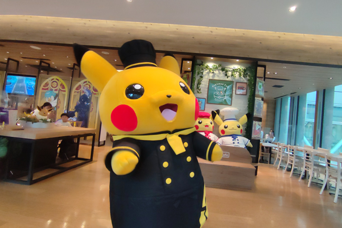 Pokemon Cafe Pikachu Mascot