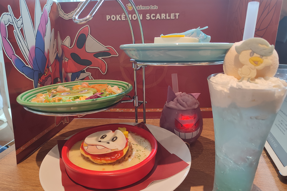 Еда в кафе Pokemon Scarlet Violet