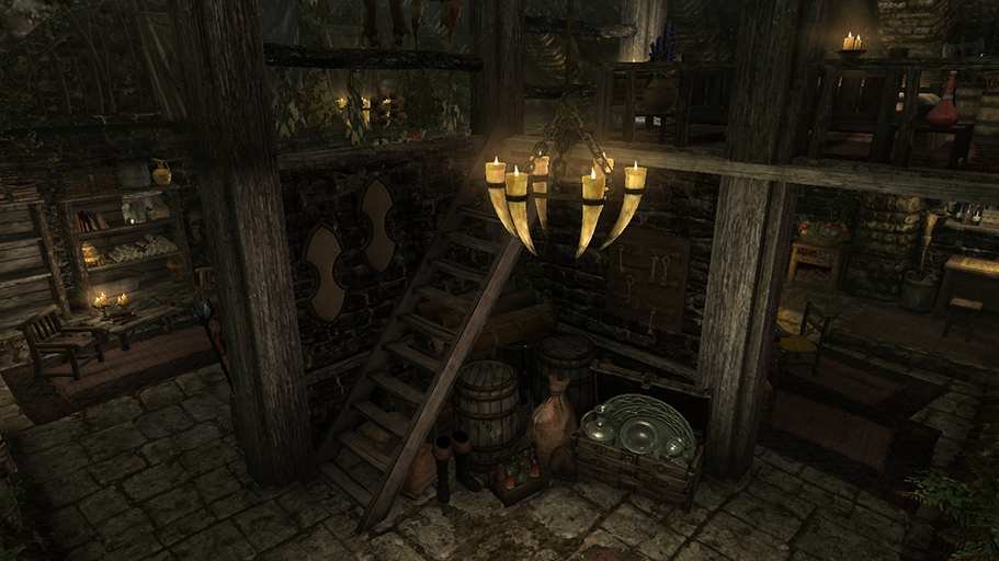 Thief Player Home In Riften Canal