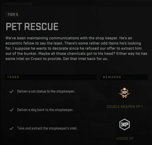 Pet Rescue Mission Redacted Tier 5