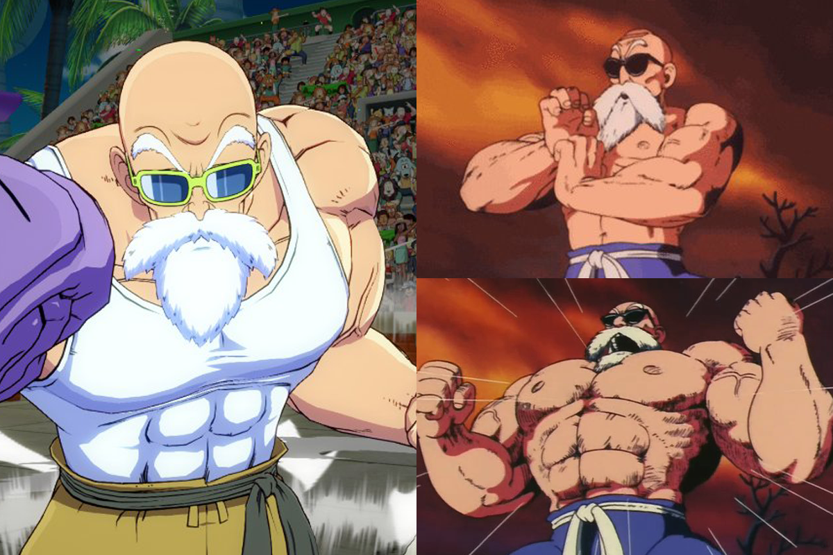 Anime Physiques Muscular Master Roshi