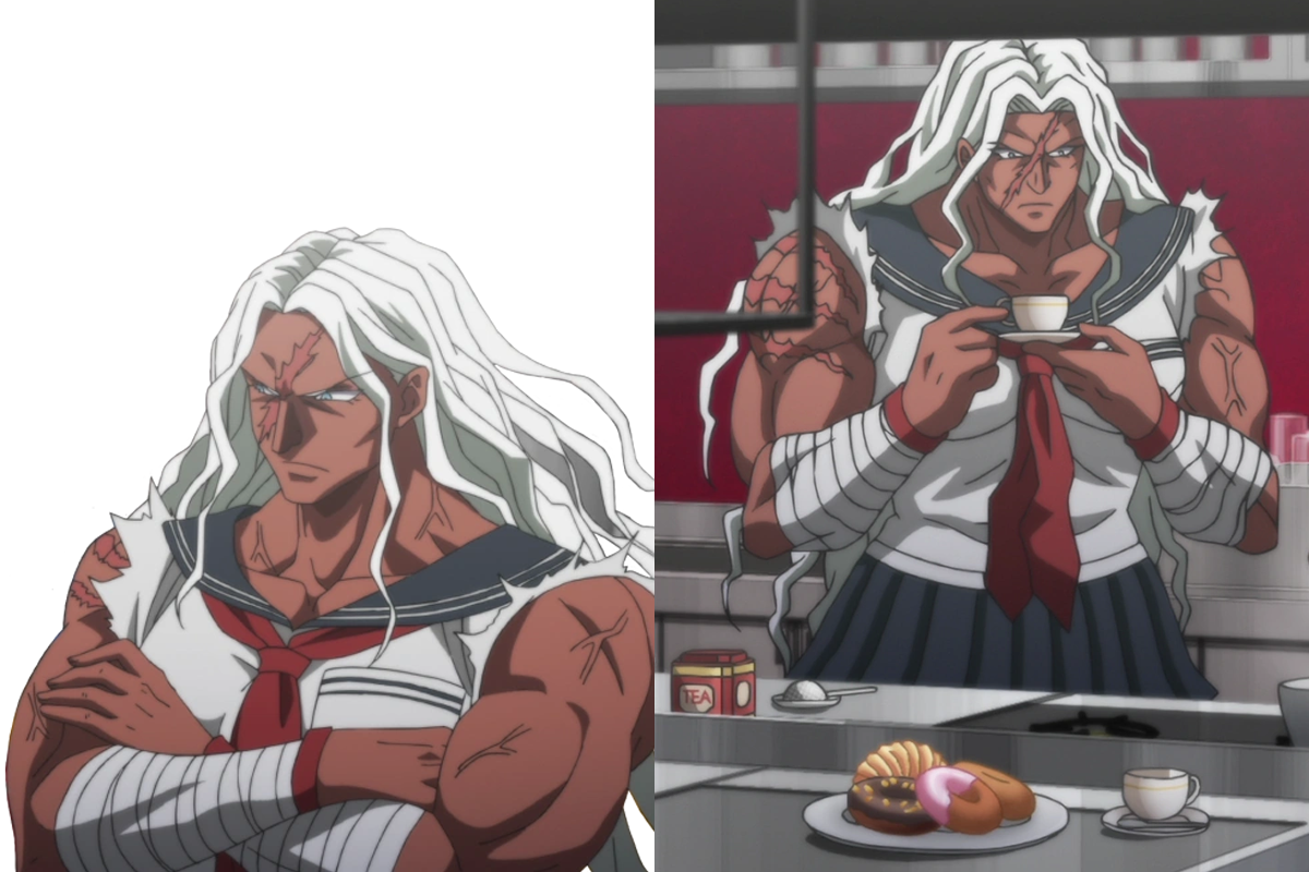 Anime Physiques Muscular Sakura Ogami