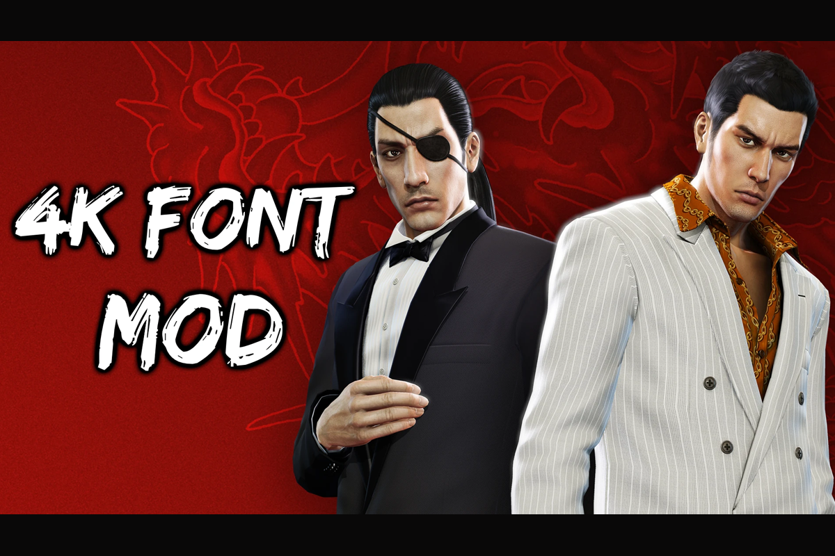 Best Yakuza 0 Mods 4k Font Mod