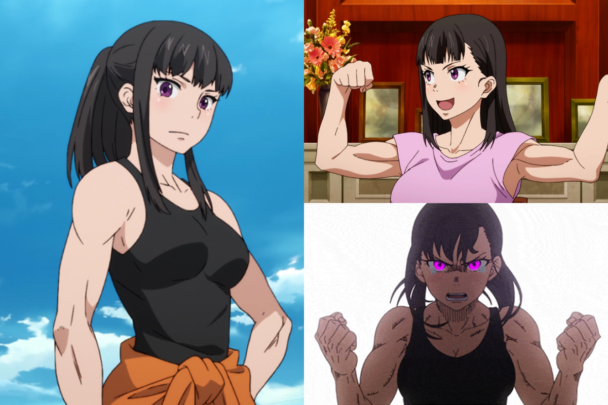 Best Buff Muscular Anime Girls Maki Oze