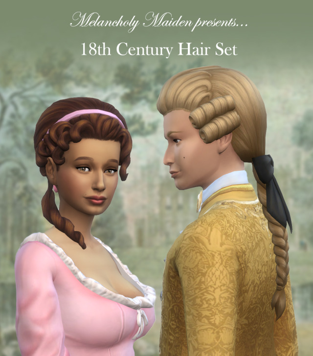 18th Century Hair Set