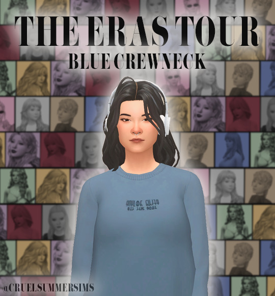 Blue Eras Tour Crewneck