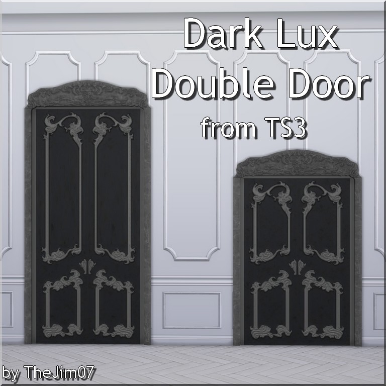 Dark Lux Double Doors