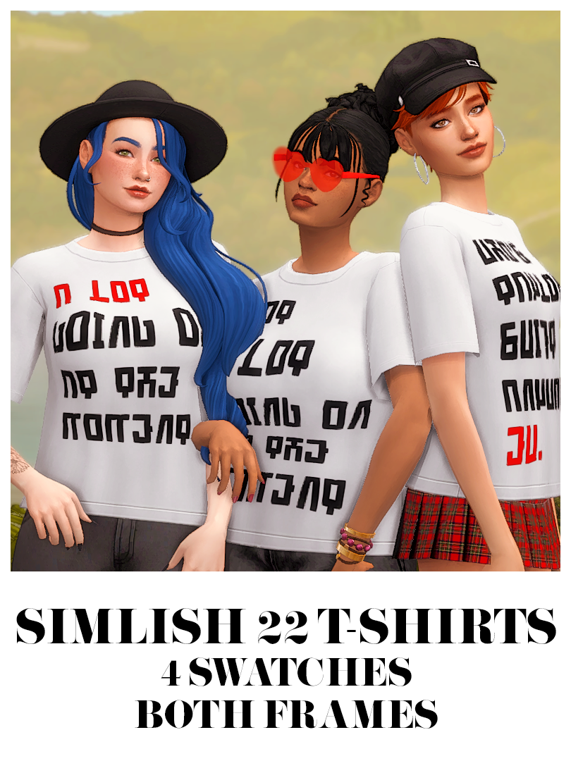 Simlish 22 T Shirts