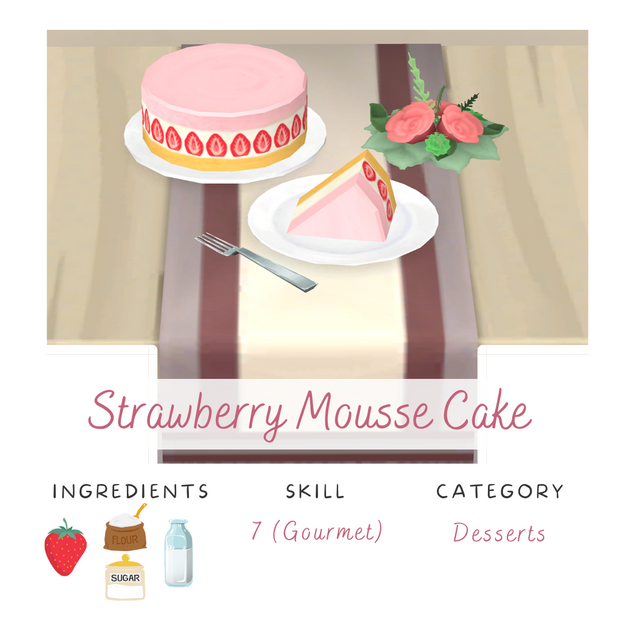 Strawberry Mouuse Cake