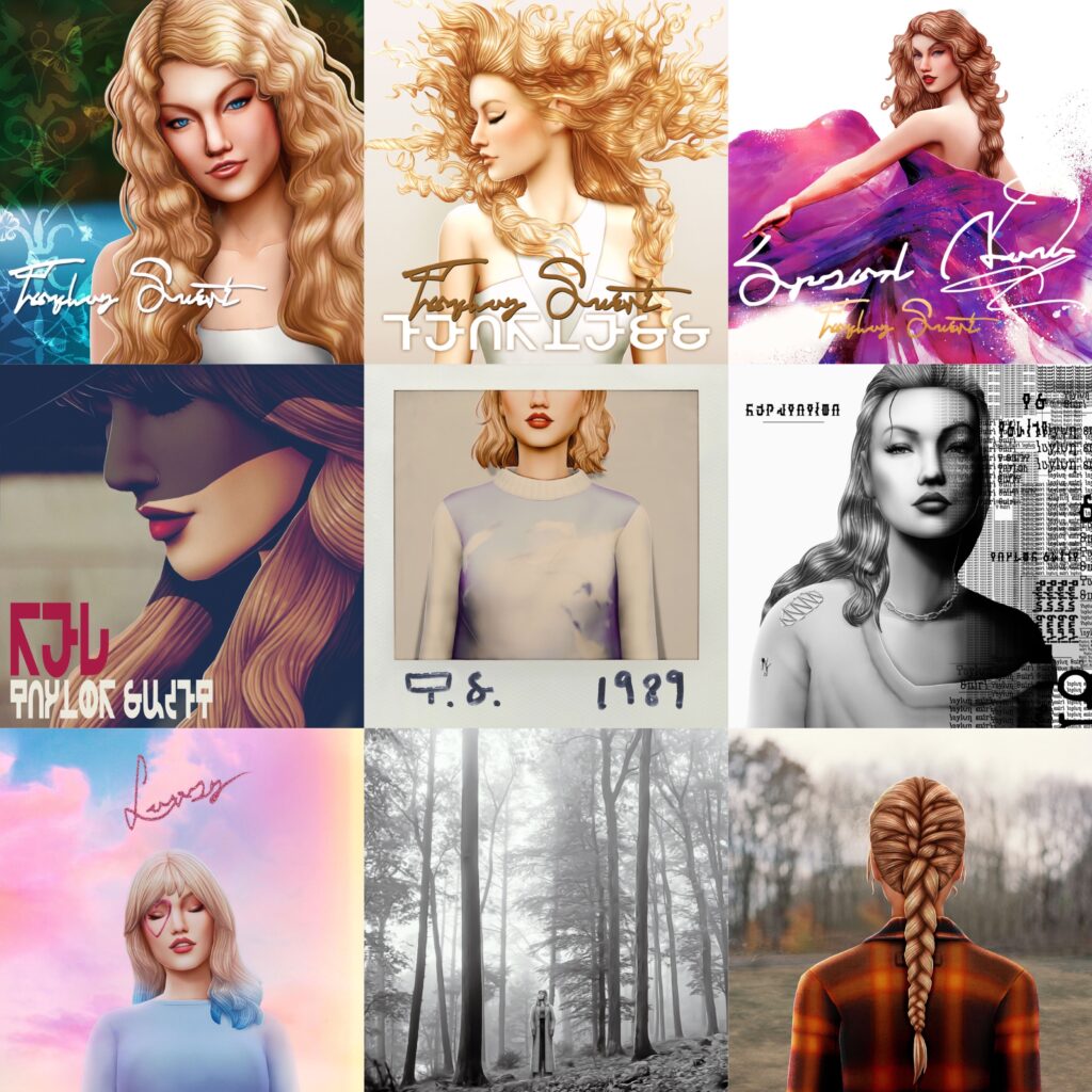 Taylor Swift Album Prints V2