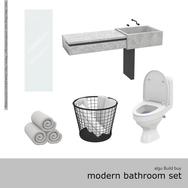 Modern Bathroom Set