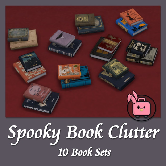 Spooky Book Clutter